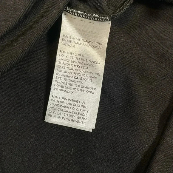 Chicos NWT Houndstooth Sequin Tunic Size 3 US Size XL Silver and Black - Picture 15 of 15